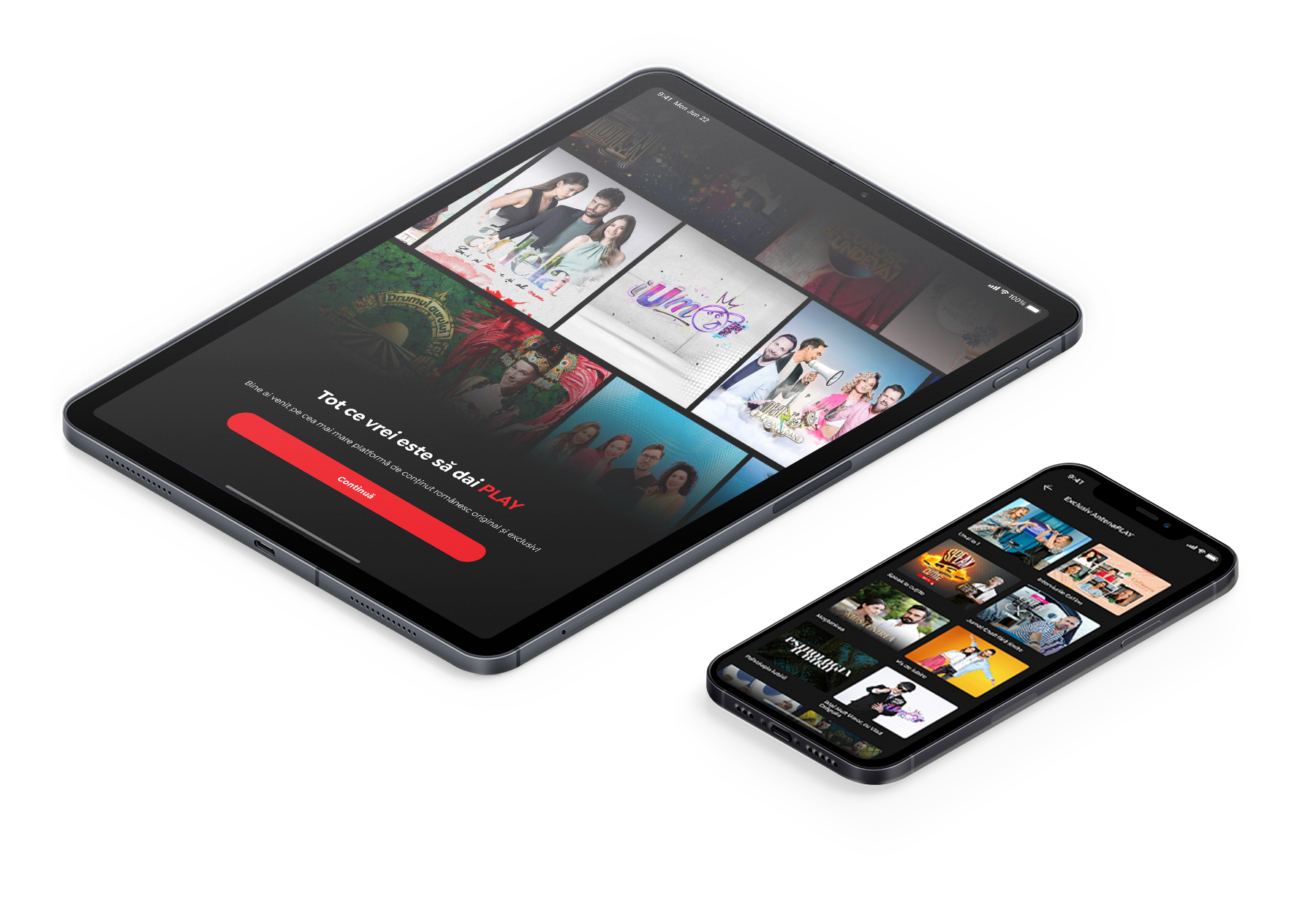 AntenaPLAY Tablet and Mobile App