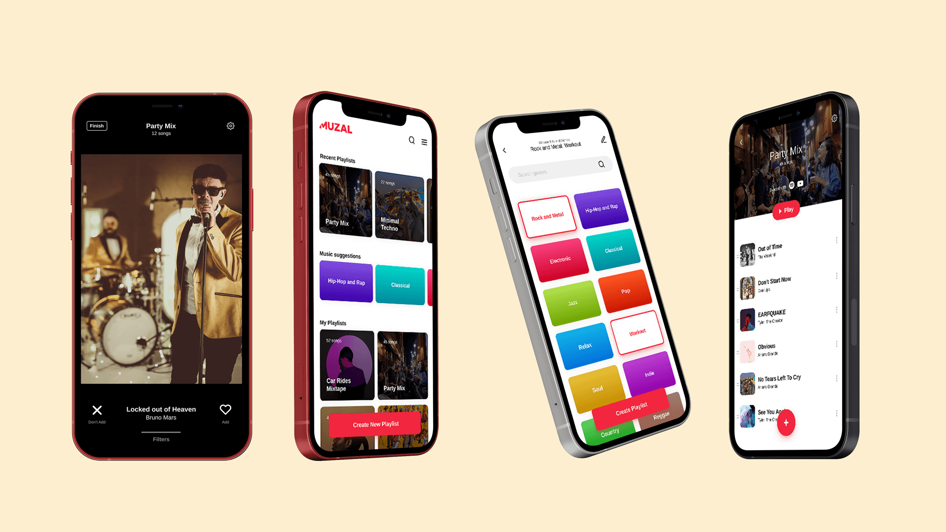 MUZAL - iOS & Android Mobile App