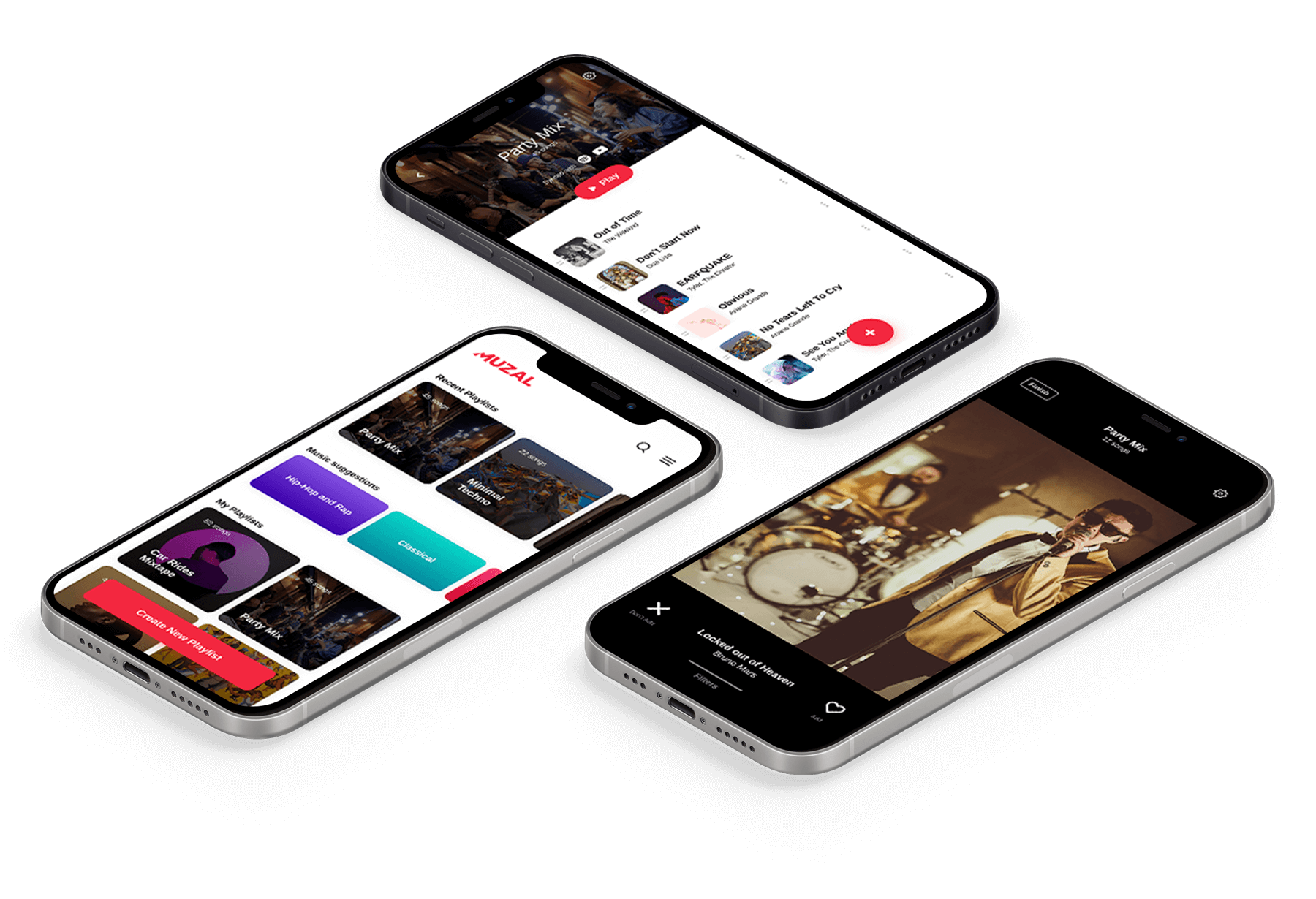 MUZAL - iOS & Android Mobile App